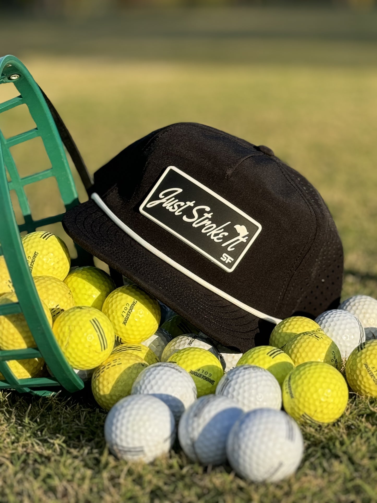 “Just Stroke It” On the course snapback