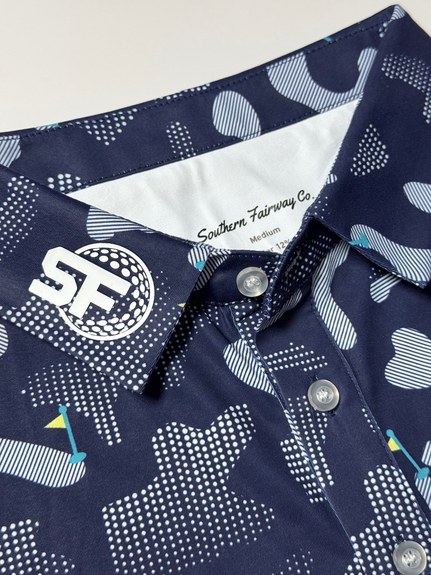 Hidden Pins- Performance Polo