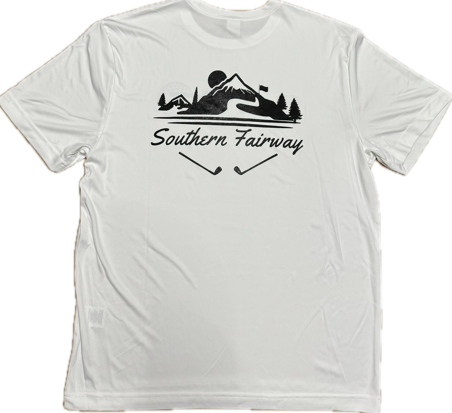 Off The Course Tee- White/Black