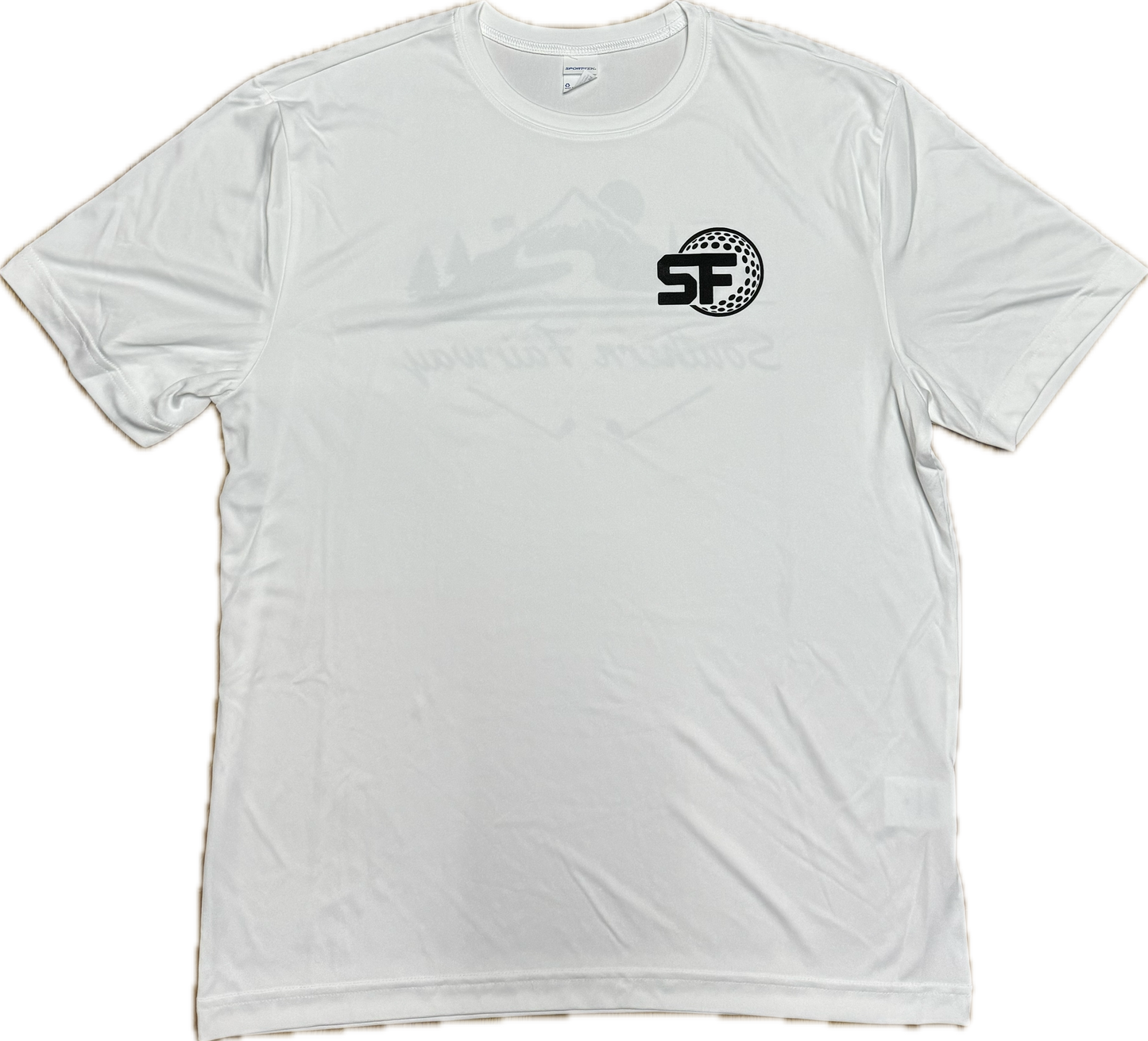 Off The Course Tee- White/Black