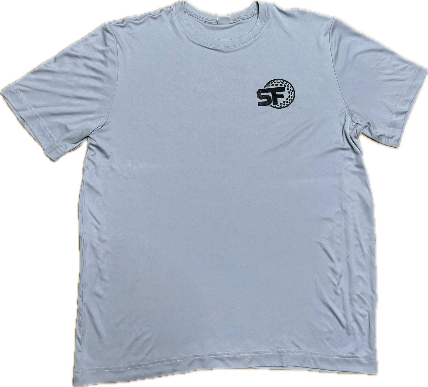 Off The Course Tee- Grey/Black