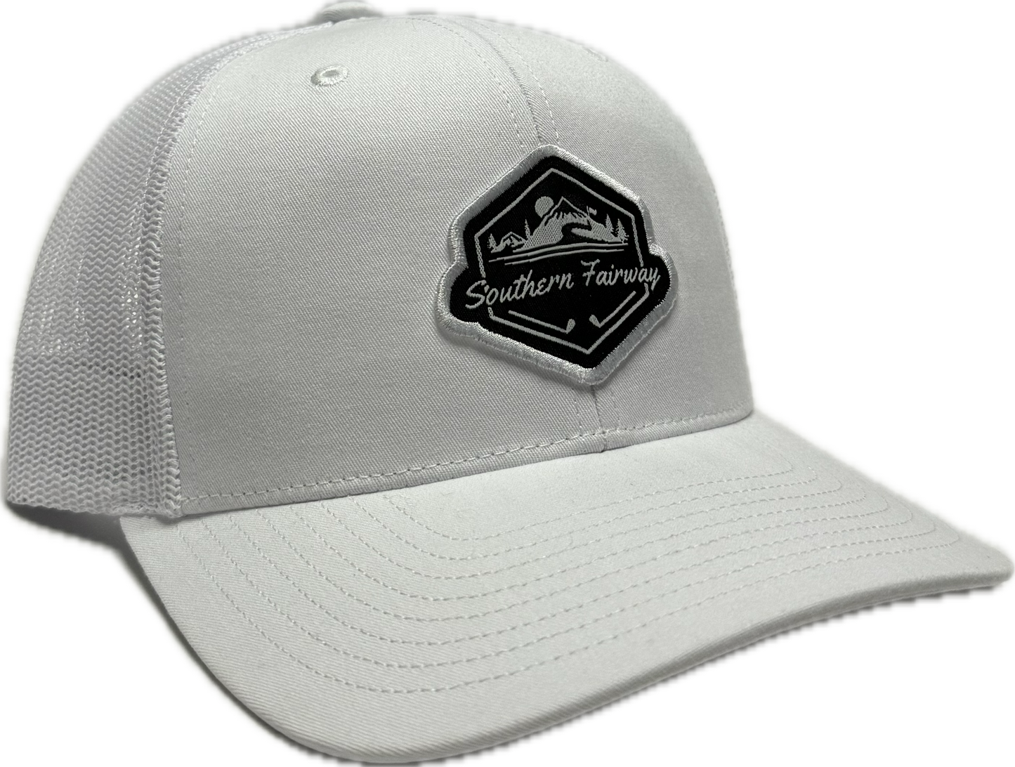Off the Course Snapback- All White