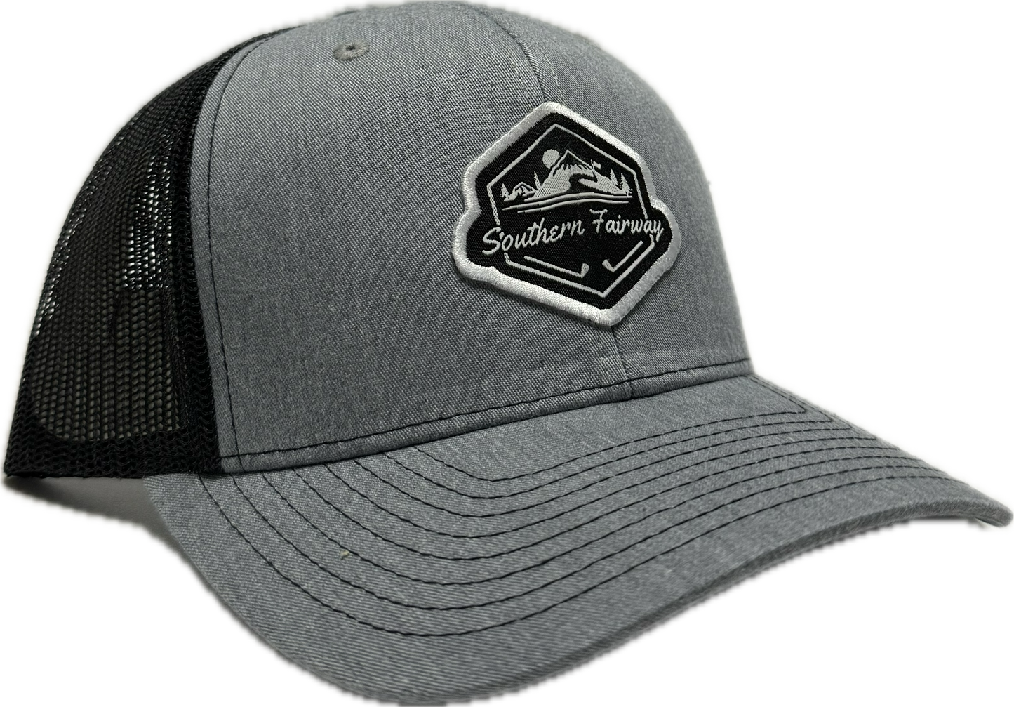 Off the Course Snapback- Black/Grey