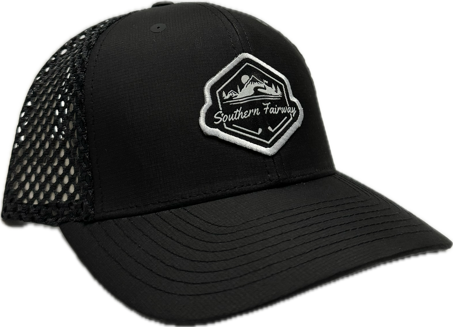Off the Course Snapback- All Black