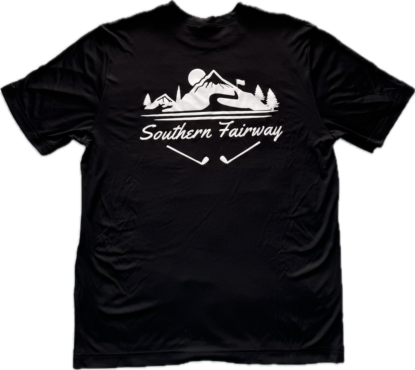 Off The Course Tee- Black/White